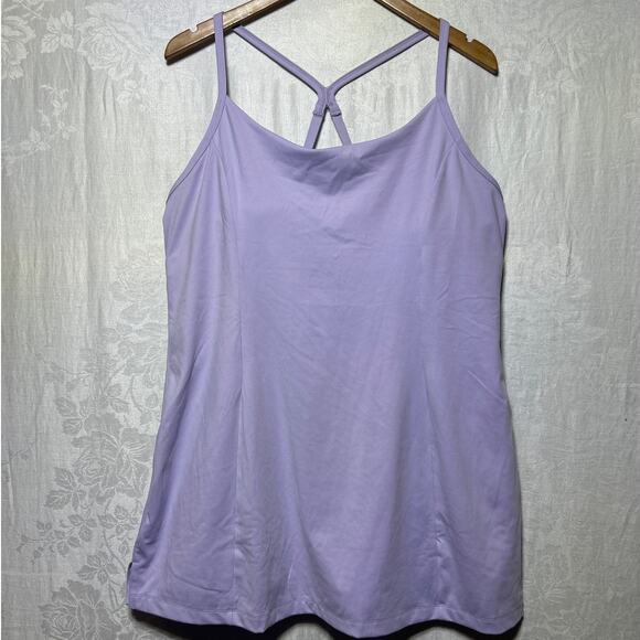 PINK Victorias Secret Romper XXL Purple Dress Active Performance - Picture 1 of 12